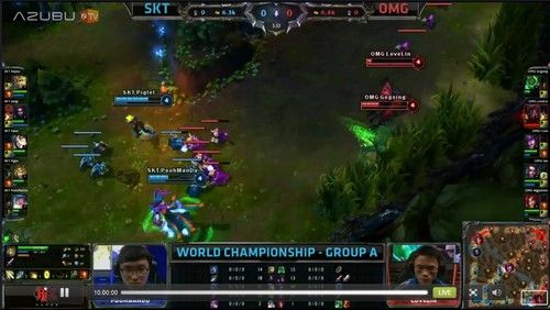 LangX神装贾克斯风暴狂打 俊日蝎子拉三人 LangX队1-0微笑队